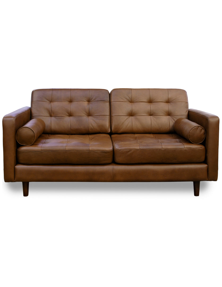 Love Seat de Piel Genuina 100%,  Mod. Noruega, 2 plazas.