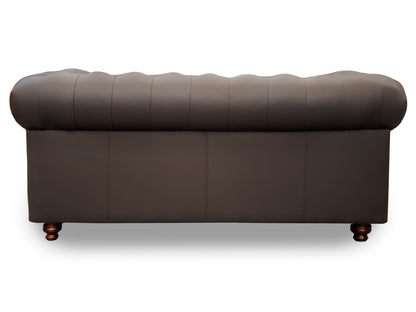 Love seat  de Piel Genuina Mod. Chesterfield 2 plazas