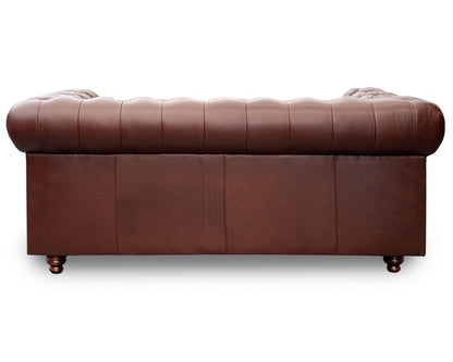 Love seat  de Piel Genuina Mod. Chesterfield 2 plazas