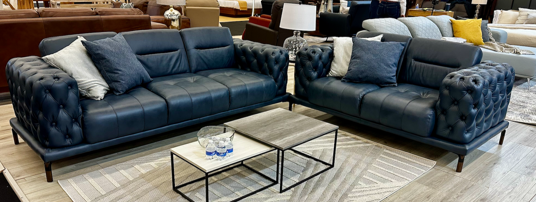 Muebles de piel auténtica