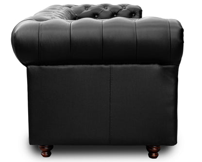 Love seat  de Piel Genuina Mod. Chesterfield 2 plazas
