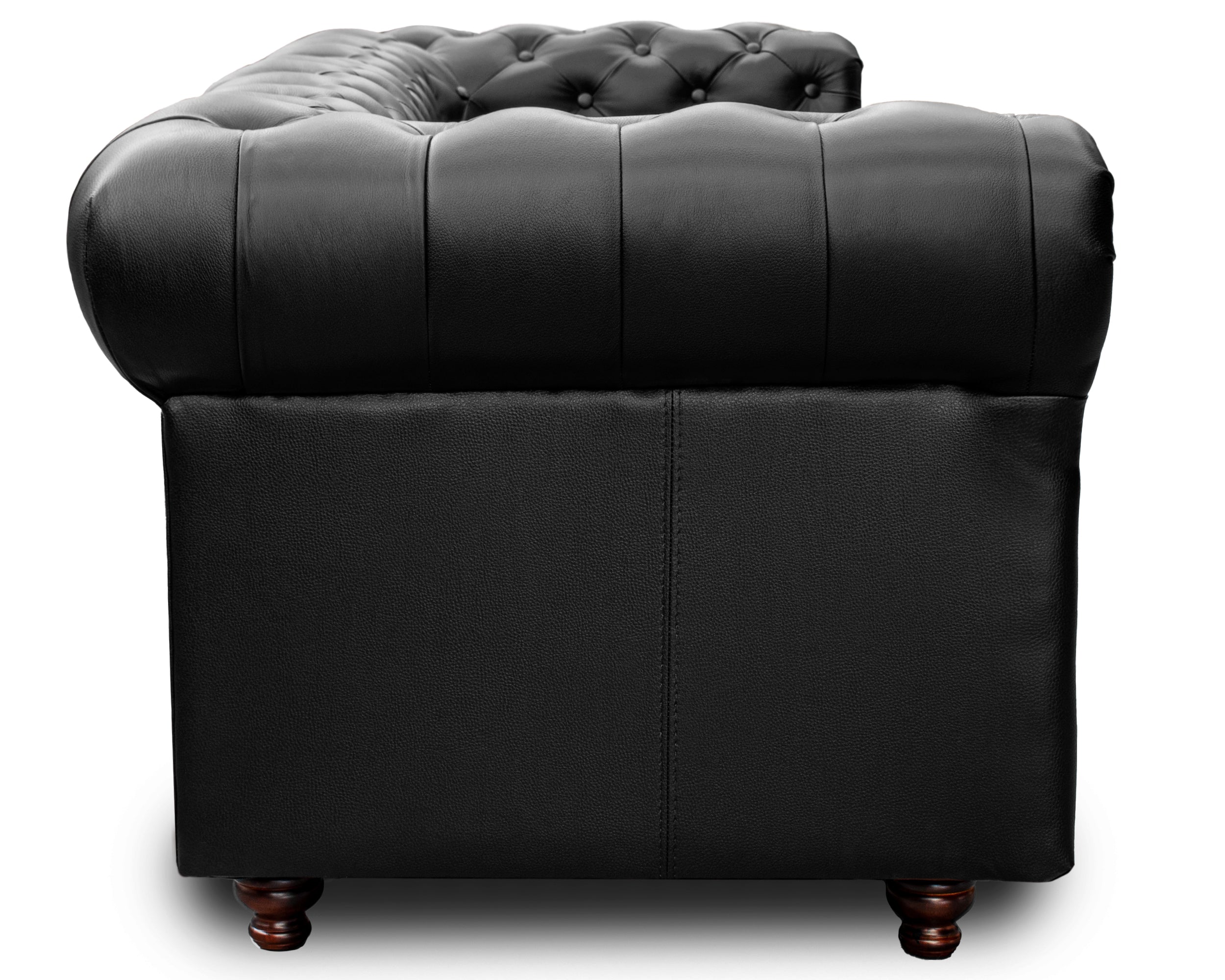 Love seat  de Piel Genuina Mod. Chesterfield 2 plazas