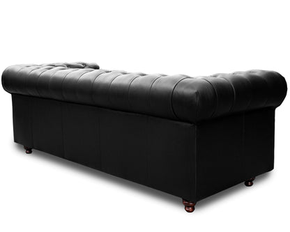 Love seat  de Piel Genuina Mod. Chesterfield 2 plazas